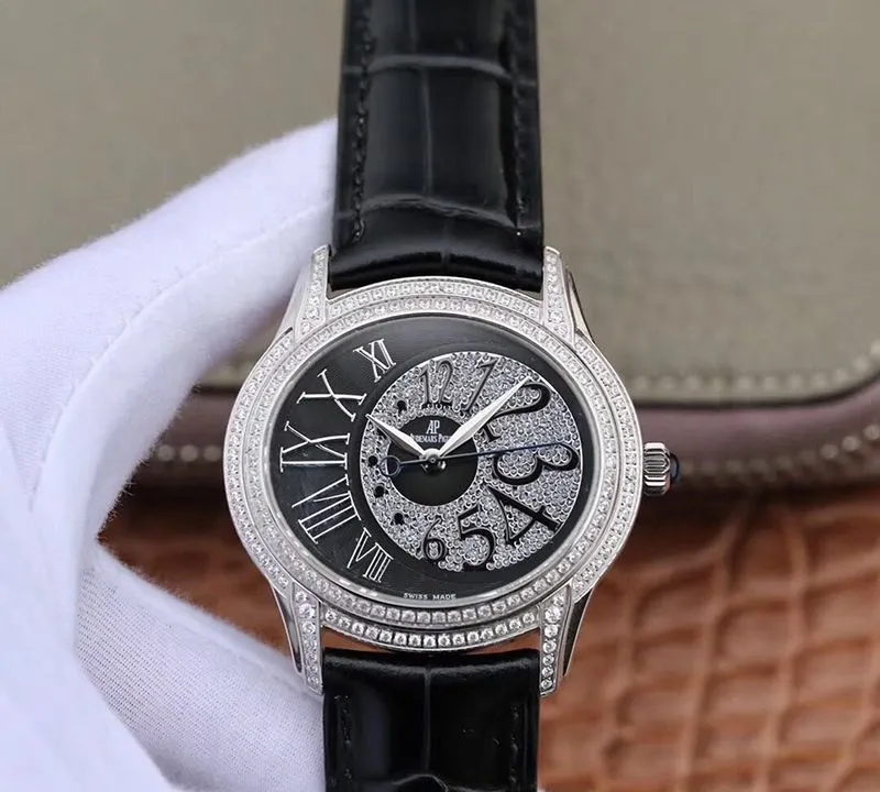 Audemars Piguet Millenary Lady Watch 77302BC.ZZ.D001CR.01 With Diamond 1:1 Best Edition Replica Watch Swiss Calibre 2325